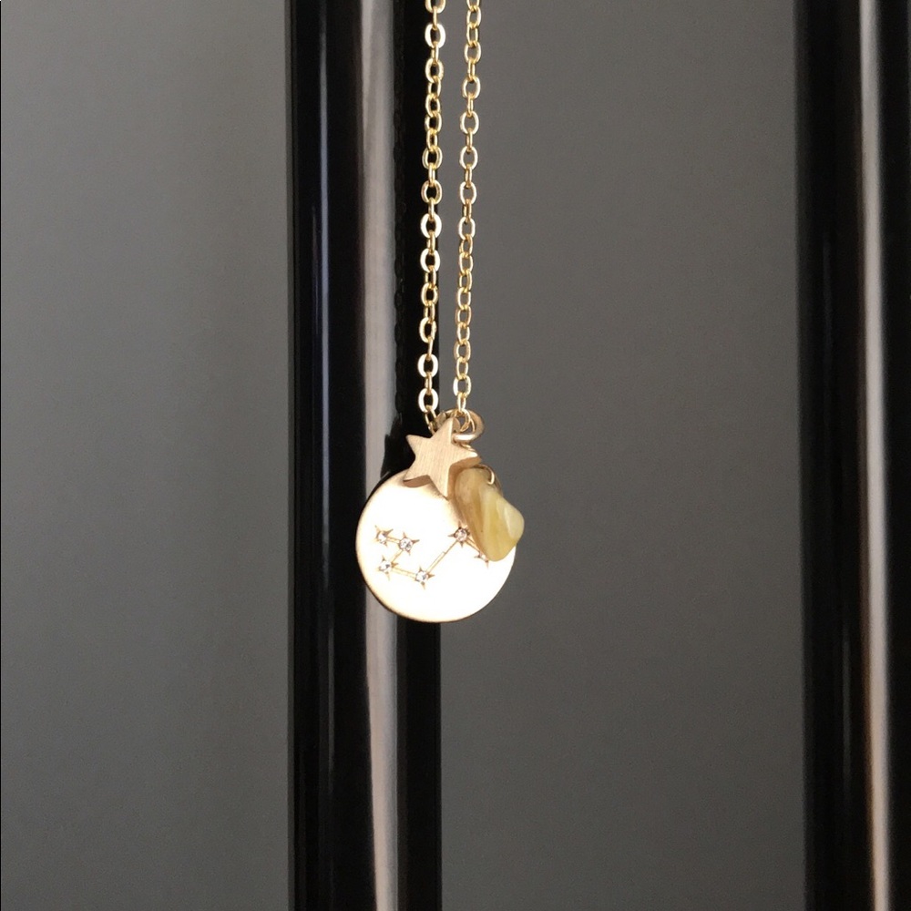 scorpio gold necklace